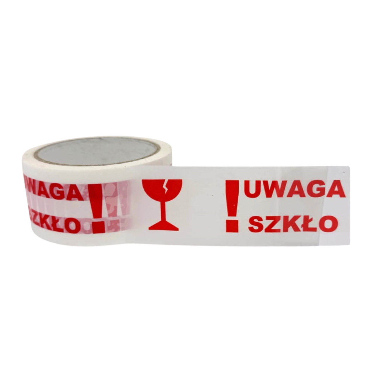 etykieta "uwaga szkło"